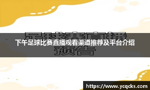 下午足球比赛直播观看渠道推荐及平台介绍