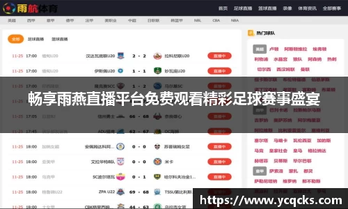 畅享雨燕直播平台免费观看精彩足球赛事盛宴
